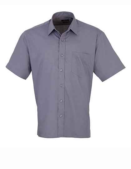 Men´s Poplin Short Sleeve Shirt - PW202