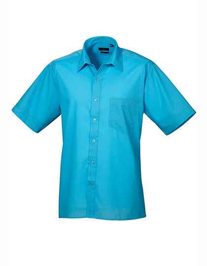 Men´s Poplin Short Sleeve Shirt - PW202