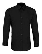 Men´s Long Sleeve Fitted Poplin Shirt - PW204