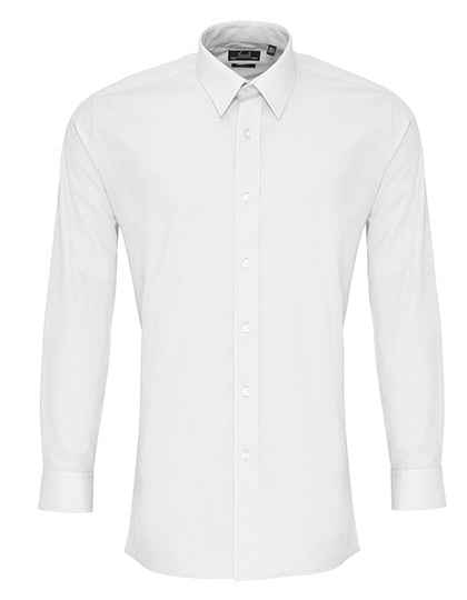 Men´s Long Sleeve Fitted Poplin Shirt - PW204