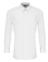 Men´s Long Sleeve Fitted Poplin Shirt - PW204