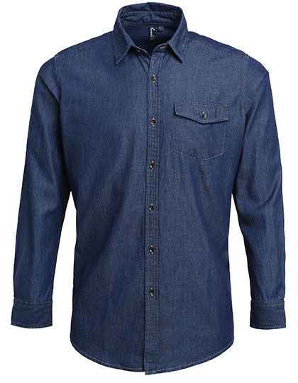 Men´s Jeans Stitch Denim Shirt - PW222