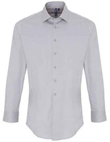 Men´s Stretch Fit Poplin Long Sleeve Cotton Shirt - PW244