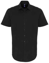 Men´s Stretch Fit Poplin Short Sleeve Cotton Shirt - PW246