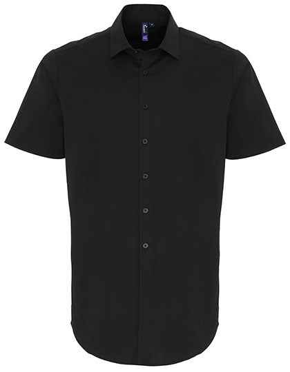 Men´s Stretch Fit Poplin Short Sleeve Cotton Shirt - PW246