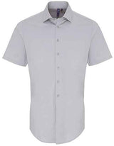Men´s Stretch Fit Poplin Short Sleeve Cotton Shirt - PW246
