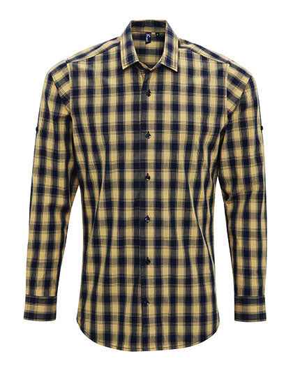 Men´s Mulligan Check Cotton Long Sleeve Shirt - PW250