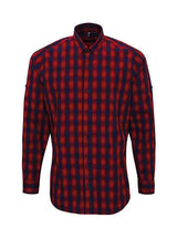 Men´s Mulligan Check Cotton Long Sleeve Shirt - PW250