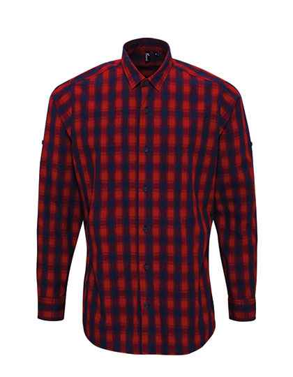 Men´s Mulligan Check Cotton Long Sleeve Shirt - PW250