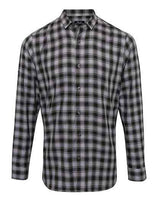 Men´s Mulligan Check Cotton Long Sleeve Shirt - PW250