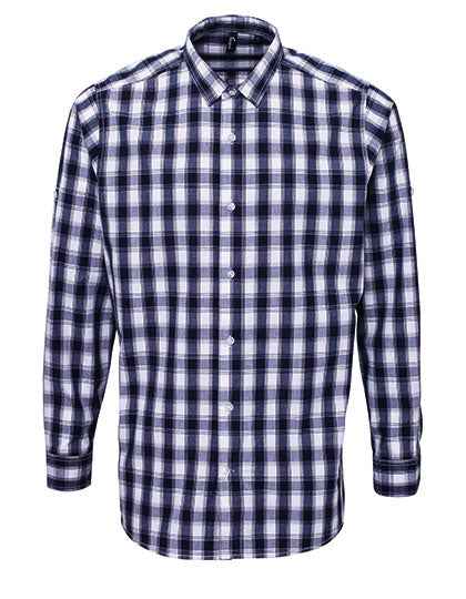 Men´s Mulligan Check Cotton Long Sleeve Shirt - PW250