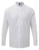 Men´s Banded Collar Grandad Long Sleeve Shirt - PW258