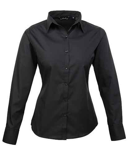 Women´s Poplin Long Sleeve Blouse - PW300