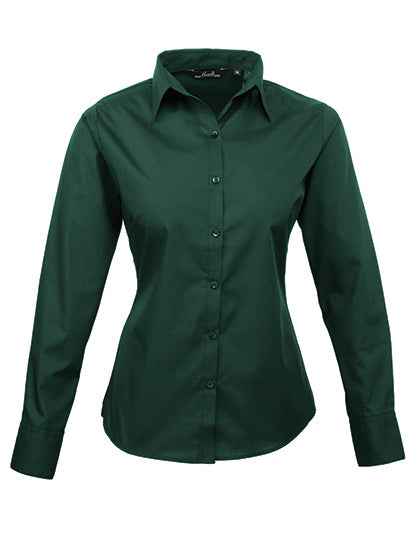 Women´s Poplin Long Sleeve Blouse - PW300