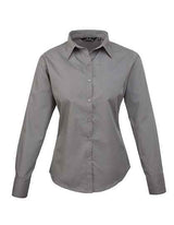 Women´s Poplin Long Sleeve Blouse - PW300