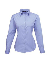 Women´s Poplin Long Sleeve Blouse - PW300