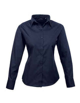 Women´s Poplin Long Sleeve Blouse - PW300