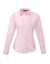 Women´s Poplin Long Sleeve Blouse - PW300