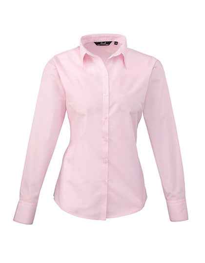 Women´s Poplin Long Sleeve Blouse - PW300