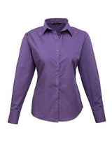 Women´s Poplin Long Sleeve Blouse - PW300