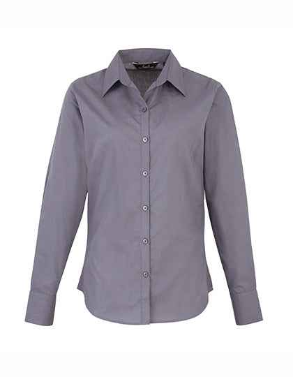 Women´s Poplin Long Sleeve Blouse - PW300