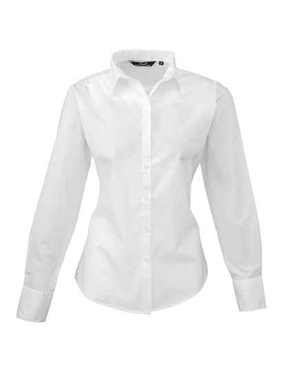 Women´s Poplin Long Sleeve Blouse - PW300