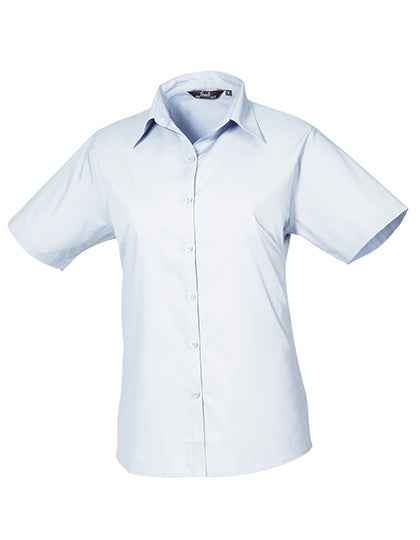 Women´s Poplin Short Sleeve Blouse - PW302