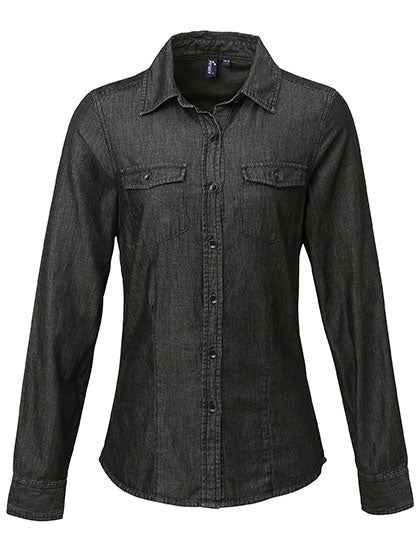 Women´s Jeans Stitch Denim Shirt - PW322