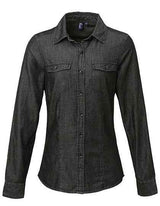 Women´s Jeans Stitch Denim Shirt - PW322