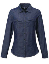 Women´s Jeans Stitch Denim Shirt - PW322