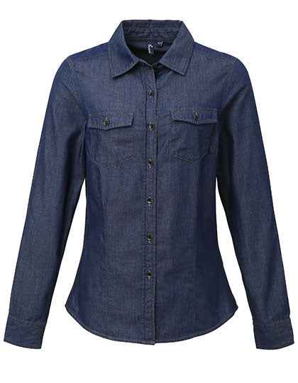 Women´s Jeans Stitch Denim Shirt - PW322