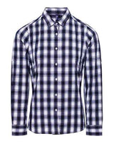 Women´s Mulligan Check Cotton Long Sleeve Shirt - PW350