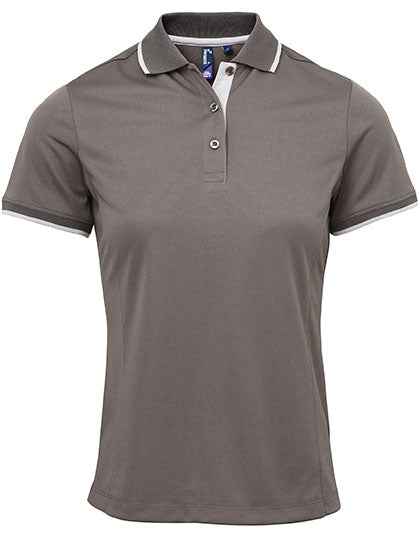Women´s Contrast Coolchecker® Polo - PW619