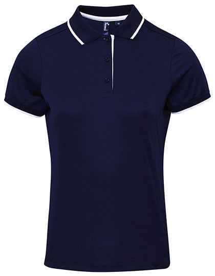 Women´s Contrast Coolchecker® Polo - PW619
