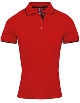 Women´s Contrast Coolchecker® Polo - PW619
