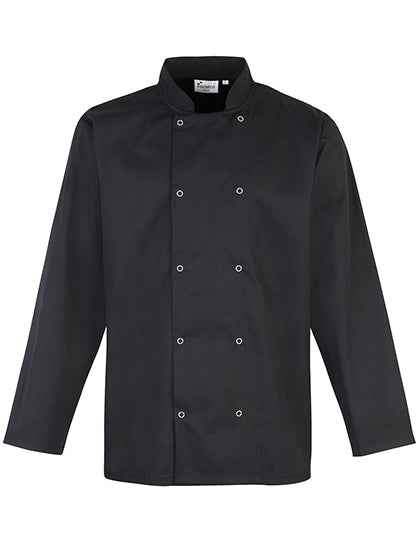 Chef´s Long Sleeve Stud Jacket - PW665