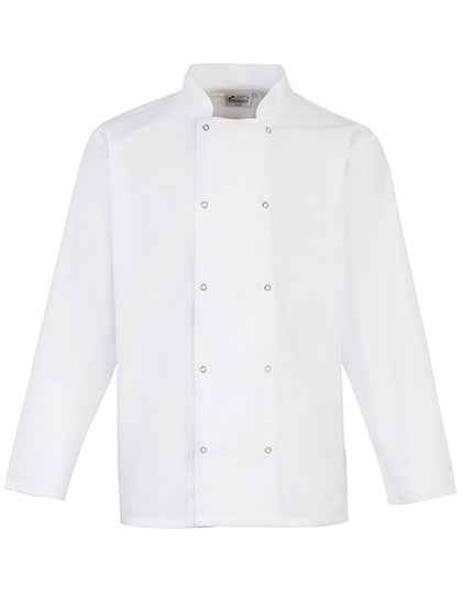 Chef´s Long Sleeve Stud Jacket - PW665