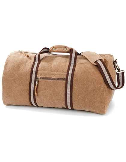 Vintage Canvas Holdall - QD613