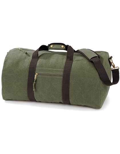 Vintage Canvas Holdall - QD613