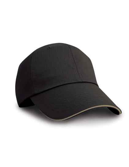 Herringbone Cap With Sandwich Peak - RH38