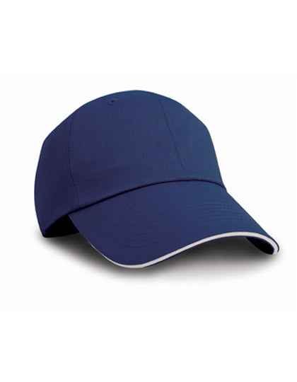 Herringbone Cap With Sandwich Peak - RH38