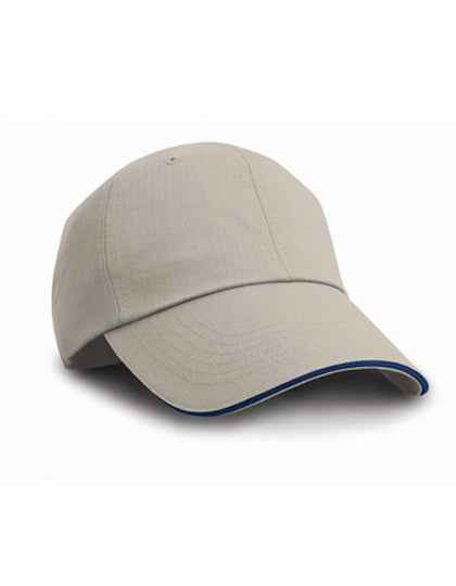 Herringbone Cap With Sandwich Peak - RH38