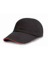 Brushed Cotton Decorators Cap With Sandwich Peak - RH50