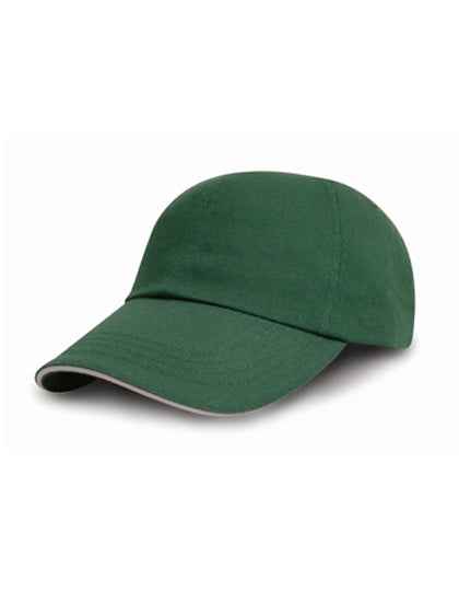 Brushed Cotton Decorators Cap With Sandwich Peak - RH50