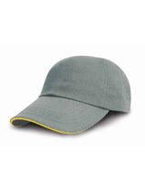 Brushed Cotton Decorators Cap With Sandwich Peak - RH50