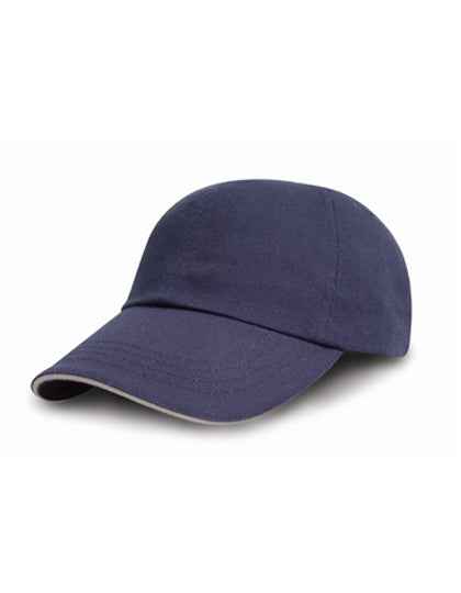 Brushed Cotton Decorators Cap With Sandwich Peak - RH50
