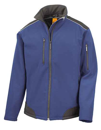 Ripstop Soft Shell Workwear Jacket With Cordura Panels - RT124