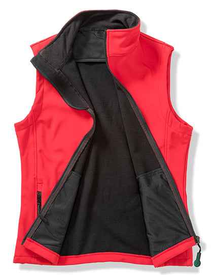 Women´s Printable Softshell Bodywarmer with Recycled Fleece Inner - RT232F