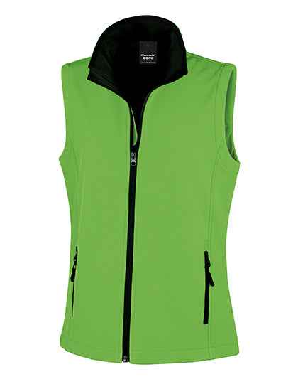 Women´s Printable Softshell Bodywarmer with Recycled Fleece Inner - RT232F