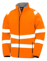 Recycled Printable Safety Softshell Jacket - RT505